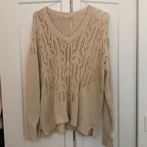 Kimchi Blue Ivory Sweater in Medium